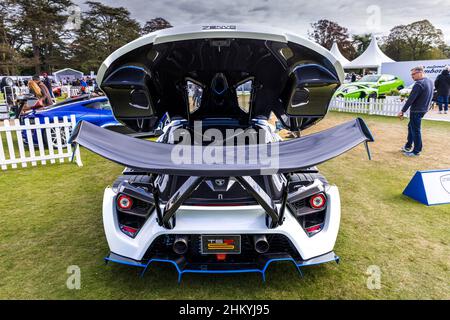 Zenvo TSR-S debutta al mondiale al Concours d’Elegance A Blenheim Palace il 26 settembre 2020 Foto Stock