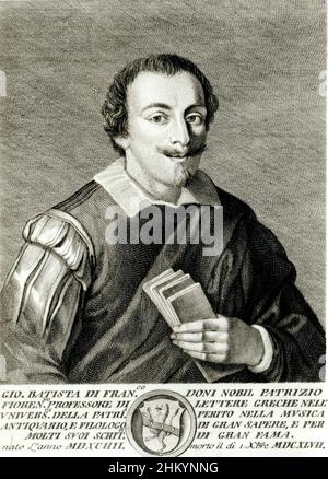 Giovanni Battista doni (1594-1647), musicologo italiano Foto Stock