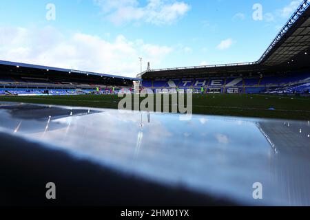 BIRMINGHAM, REGNO UNITO. FEB 6th veduta generale all'interno dello stadio prima della partita della Barclays fa Women's Super League tra Birmingham City e Leicester City a St Andrews, Birmingham, domenica 6th febbraio 2022. (Credit: Kieran Riley | MI News) Credit: MI News & Sport /Alamy Live News Foto Stock