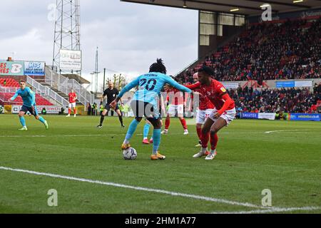 Swindon Town / Exeter City, EFL Sky Bet League Two Foto Stock