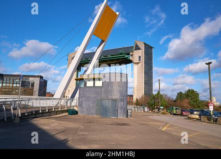 Moderna barriera di marea Foto Stock