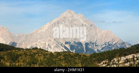 Monte Antelao, Alto Adige, Alpi Dolomiti, Italia Foto Stock