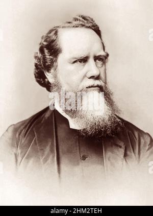 James Hudson Taylor (1832-1905), British cristiano protestante missionario in Cina e fondatore (nel 1865) della China Inland Mission. Foto c1885. Foto Stock