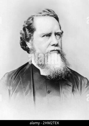 James Hudson Taylor (1832-1905), British cristiano protestante missionario in Cina e fondatore (nel 1865) della China Inland Mission. Foto c1885. Foto Stock