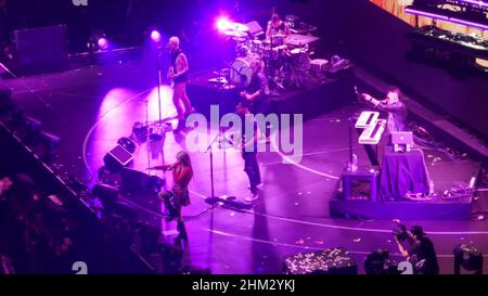 Inglewood, California, USA 15th Gennaio 2022 Singer Avril Lavigne suona in concerto presso iHeartradio Alter EGO Concert al Forum il 15 Gennaio 2022 a Inglewood, California, USA. Foto di Barry King/Alamy Stock Foto Foto Stock