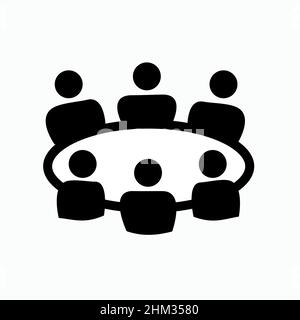 Icona astratta vettoriale sul bianco, illustrazione isolata per grafica e web design. Semplice simbolo piatto. Illustrazione Vettoriale