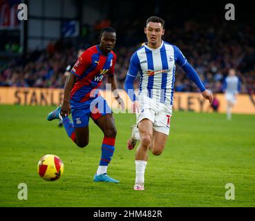 LONDRA, Regno Unito,FEBBRAIO 05: Luke Molyneux di Hartlepool United durante la fa Cup Quarta rotonda tra Crystal Palace e Hartlepool United a Sel Foto Stock