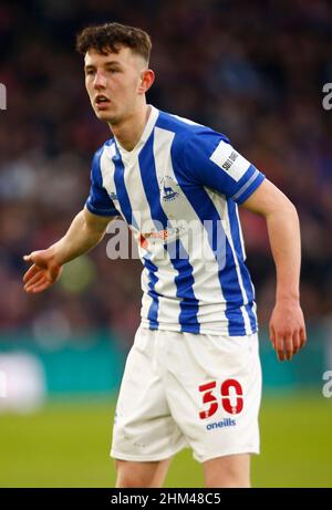 LONDRA, Regno Unito, FEBBRAIO 05: Joe White di Hartlepool United (su prestito da Newcastle United) durante la fa Cup quarto round tra Crystal Palace A. Foto Stock