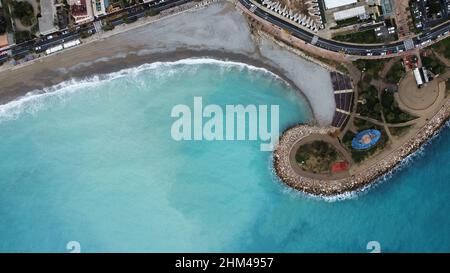 Costa di Mentone Foto Stock