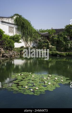 Padrone del giardino delle reti a suzhou Foto Stock