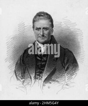 Isaac Taylor (1787-1865) scrittore inglese Foto Stock