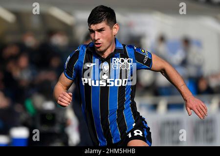 Ruslan Malinovskyj di Atalanta BC durante la serie Una partita di calcio tra Atalanta BC e Cagliari Calcio allo stadio Atleti Azzurri d'Italia di Bergamo (Italia), 6th febbraio 2022. Foto Andrea Staccioli / Insidefoto Foto Stock