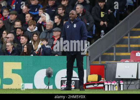 LONDRA, UK FEB 5th il direttore del Crystal Palace Patrick Viera durante la partita di fa Cup tra Crystal Palace e Hartlepool si è Unito a Selhurst Park, Londra sabato 5th febbraio 2022. (Credit: Mark Fletcher | MI News) Credit: MI News & Sport /Alamy Live News Foto Stock