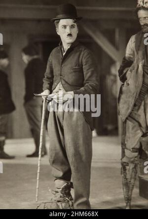 1925 Charlie Chaplin in 'The Gold Rush' Foto Stock