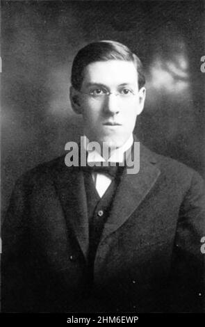 Lo scrittore americano HP Lovecraft. Foto Stock