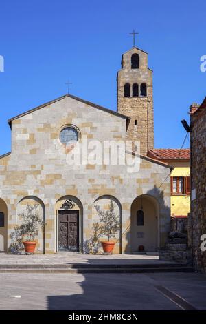 Squart, Chiesa Santa Maria Assunta, Civitella in Val di Chiana, Toscana, Italia, Europa Foto Stock