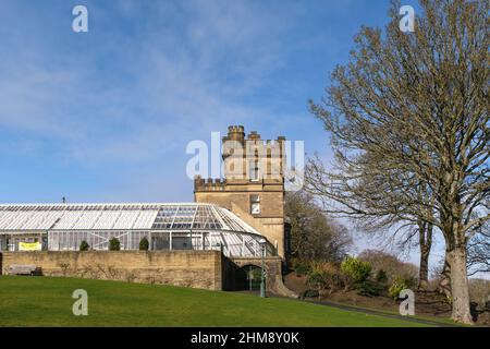 Keighley, Regno Unito: Il Cliffe Castle Museum and Park è un'attrazione turistica molto apprezzata nel West Yorkshire. Foto Stock