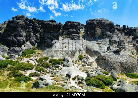 Nostra Signora della buona Stella, protettrice dei pastori, Serra da Estrela, Portogallo Foto Stock