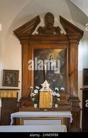 Il Convento de le celle è un Convento francescano del 13th secolo situato a le celle, Torreone, Cortona, Toscana, Italia, Europa Foto Stock