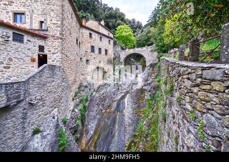 Il Convento de le celle è un Convento francescano del 13th secolo situato a le celle, Torreone, Cortona, Toscana, Italia, Europa Foto Stock