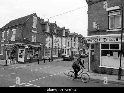 Forest Fields, Nottingham UK 1992 Foto Stock