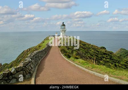 Cape Reinga Lighthouse Foto Stock