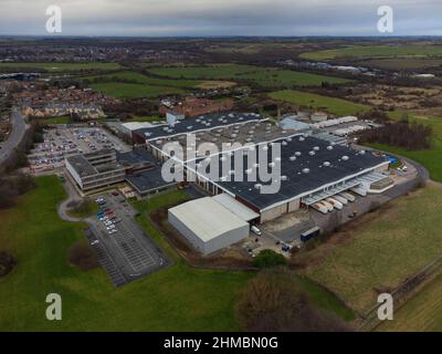 MR. Kipling Cake Factory, Premier Foods, Carlton Bakery, Fish Dam Lane, Carlton, Barnsley, South Yorkshire, Regno Unito. Foto Stock