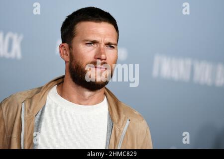 Los Angeles, Stati Uniti. 08th Feb 2022. Scott Eastwood al Amazon prime 'i Want You Back' Los Angeles Premiere il 08 febbraio 2022 a Los Angeles, CA, USA (Photo by JC Olivera/Sipa USA) Credit: Sipa USA/Alamy Live News Foto Stock