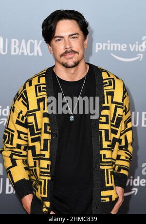 Los Angeles, Stati Uniti. 08th Feb 2022. Tom Sandoval al 'i Want You Back' di Amazon prime Los Angeles Premiere il 08 febbraio 2022 a Los Angeles, CA, USA (Photo by JC Olivera/Sipa USA) Credit: Sipa USA/Alamy Live News Foto Stock