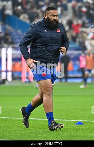 Julien Mattia / le Pictorium - Rugby FRANCE - TUTTI NERI - 20/11/2021 - Francia / Seine Saint Denis / Saint Denis - FRANCIA - TUTTI NERI il primo Foto Stock