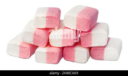 Caramelle Marshmallow Colorate Isolate Su Bianco - Fotografie stock e altre  immagini di Marshmallow - Marshmallow, Scontornabile, Dolciumi - iStock