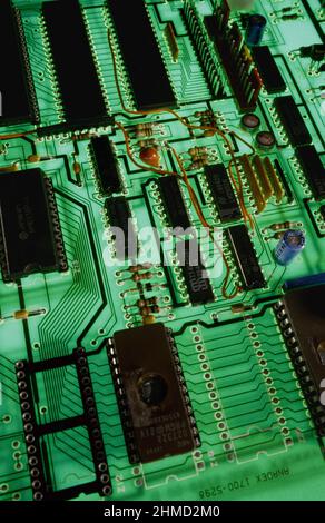 La scheda madre del computer Foto Stock