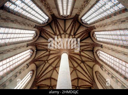 Tolosa, Dominikanerkirche ' Les Jacobins ', Chorgewölbe Palmbaum ' Palmiers ' Foto Stock