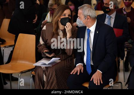 Nella foto il Sottosegretario alla Cultura Lucia Borgonzoni e l'Assessore Regionale per i Beni culturali e l'identità siciliana Alberto Samonà Foto Stock