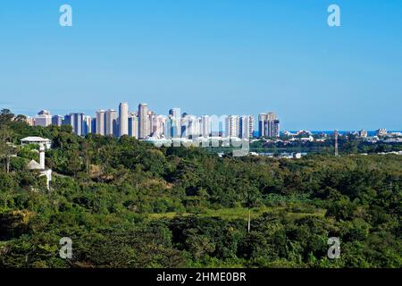 Skyline di barra da Tijuca, Rio Foto Stock