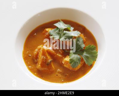 Curry di pesce Foto Stock