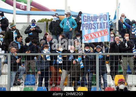 I TIFOSI DELLA SPAL PORDENONE - SPAL CAMPIONATO CALCIO SERIE B 2021-2022 Foto Stock