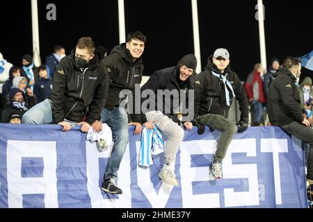 I TIFOSI DELLA SPAL PORDENONE - SPAL CAMPIONATO CALCIO SERIE B 2021-2022 Foto Stock