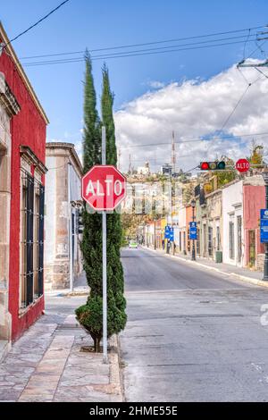 Centro storico di Durango, Messico Foto Stock