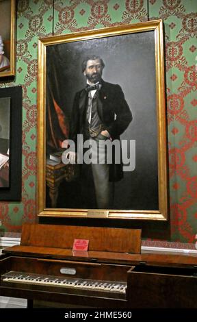 Guiseppe Verdi, Museo Teatro alla Scala, Milano, provincia Lombardia, Italia, Europa Foto Stock