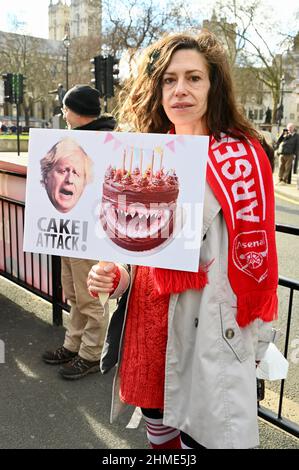 Londra, Regno Unito. I manifestanti SODEM hanno dimostrato contro la Brexit, Boris Johnson e il governo Tory. Piazza del Parlamento, Westminster. Credit: michael melia/Alamy Live News Foto Stock