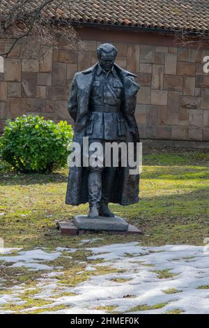 Josip Broz Tito scultura a Belgrado, Serbia Foto Stock