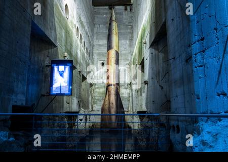 Le blockhaus allemand est une base secrete ou Hitler voulait faire monter des bombes volantes - fusee V2 il bunker tedesco di Eperlecques è un segreto Foto Stock