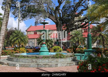 Piazza Derek Walcott, Castries, Santa Lucia, Isole Windward, piccole Antille, Indie Occidentali, Mar dei Caraibi Foto Stock