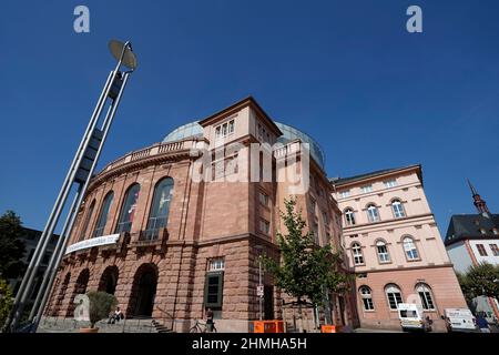 Germania, Renania-Palatinato, Magonza, Gutenbergplatz, state Theatre Great House Foto Stock