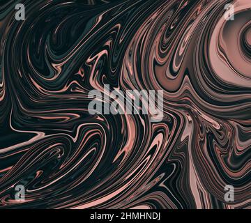 Fluide art color di Visax Foto Stock