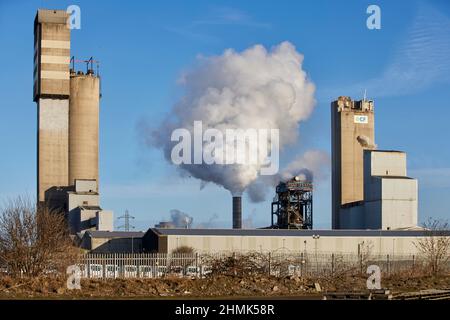 CF Industries, azienda leader a livello mondiale nella produzione di idrogeno e azoto, Billingham Stockton-on-Tees, County Durham, Inghilterra Foto Stock