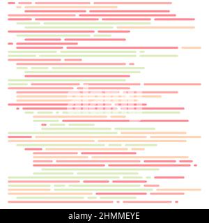Codifica cartoon illustrazione vettoriale di linee simulate Illustrazione Vettoriale