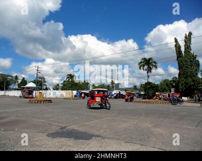 Via nel centro di Tacloban sulle Filippine 21 gennaio 2012 Foto Stock