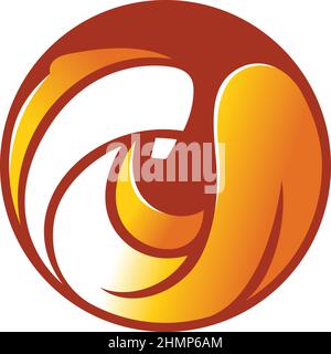 Disegno astratto del logo del Beaver Illustrazione Vettoriale